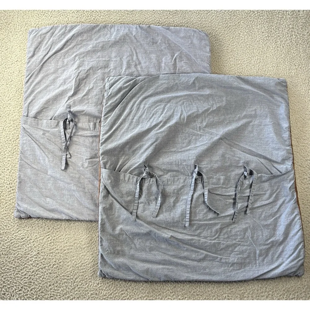 Set of 2 Pottery Barn Kids Junior Varsity Sports Quilted Euro Shams